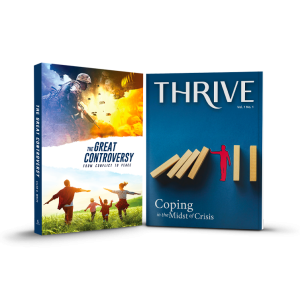 The Great Controversy Book, Thrive Magazine, & Doorknob Bag