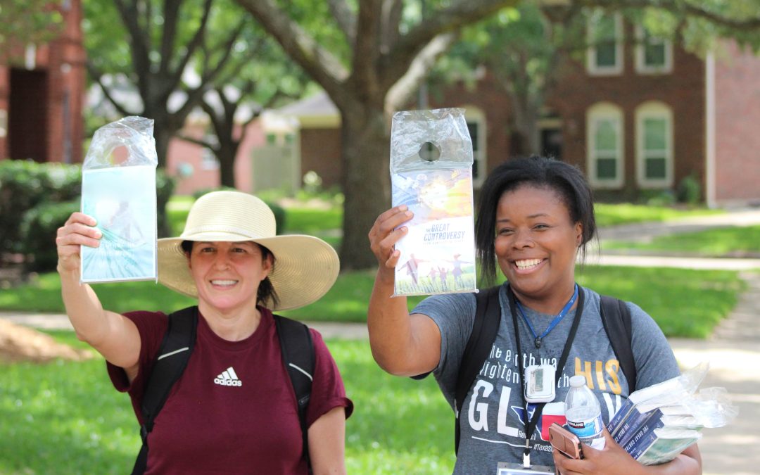 Houston Mission Trip Great Controversy Distribution Leads to Bible Studies and Testimonies