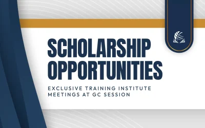 Exclusive Training Institute Meetings at GC Session to Provide Scholarship Opportunities